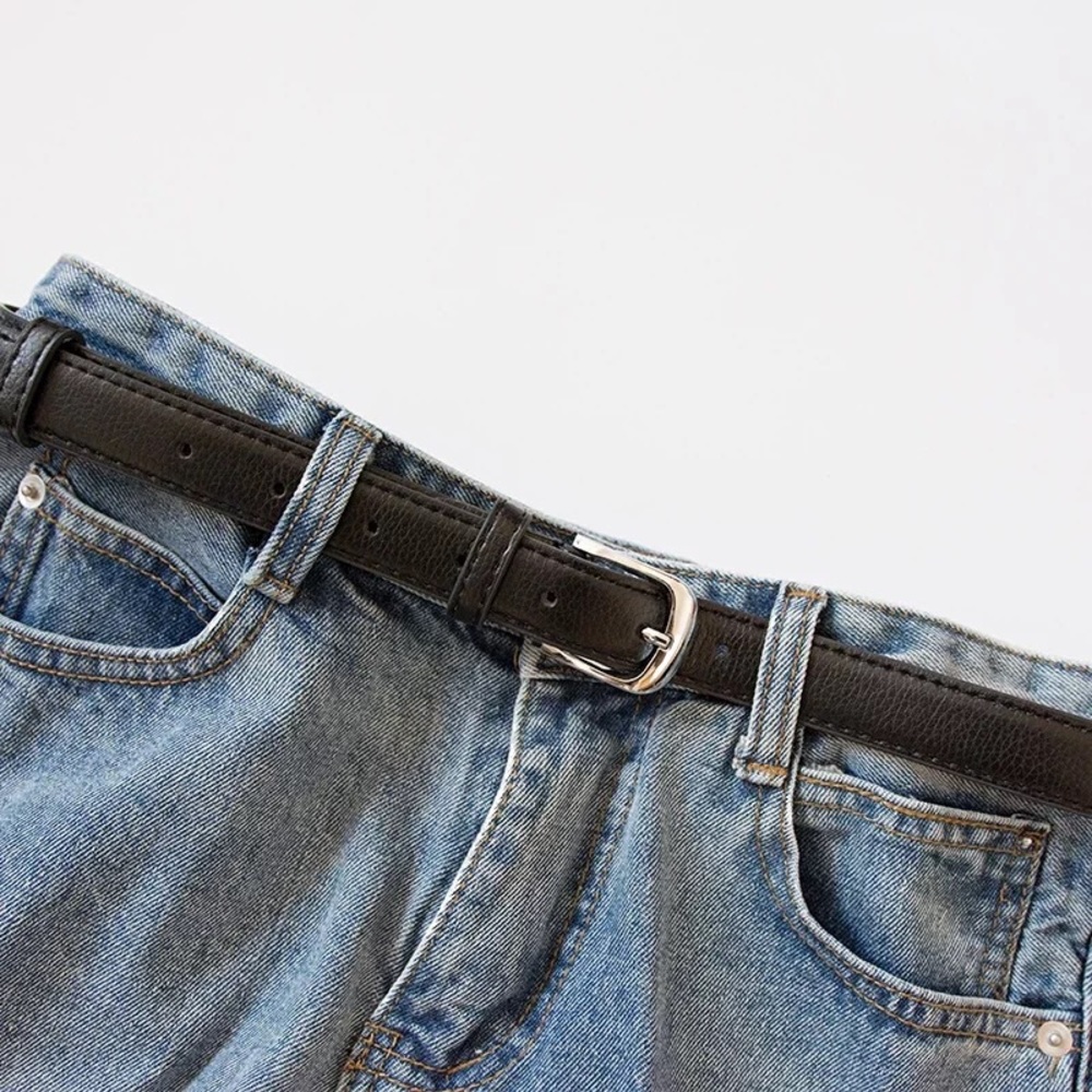 Minimalist Faux leather belt